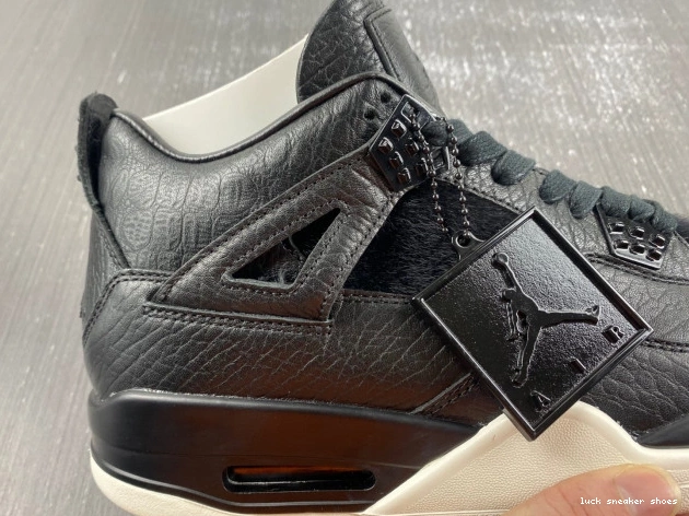 Reps LUCY 4 Jordan 819139-010 Retro Hair Black Pony 0714